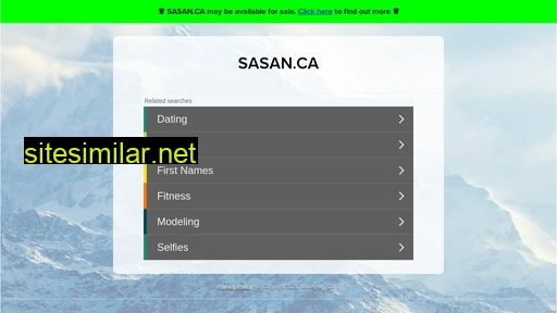 sasan.ca alternative sites