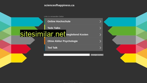 scienceofhappiness.ca alternative sites