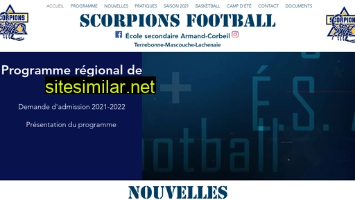 scorpionsfootball.ca alternative sites