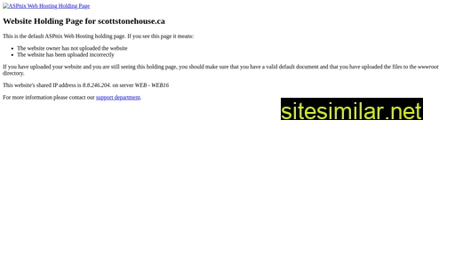 scottstonehouse.ca alternative sites