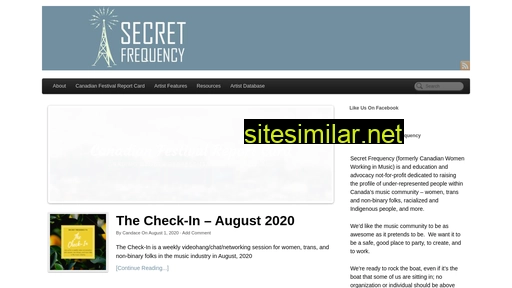 Secretfrequency similar sites