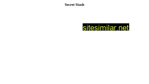 Secretstash similar sites