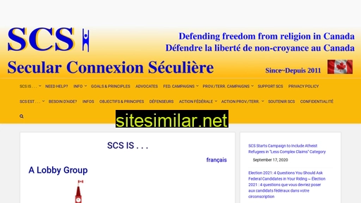 secularconnexion.ca alternative sites