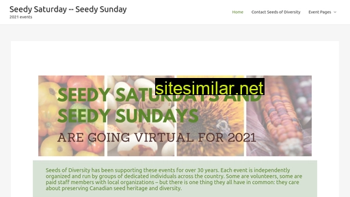 seedysaturday.ca alternative sites