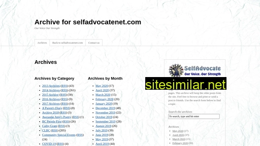 selfadvocate.ca alternative sites