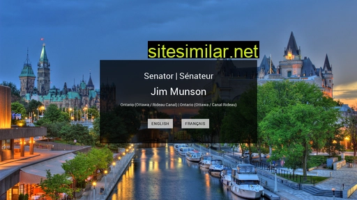 senatormunson.ca alternative sites