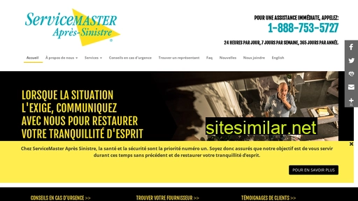 servicemasterapres-sinistre.ca alternative sites