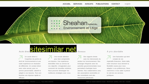 sheahan-envlaw.ca alternative sites
