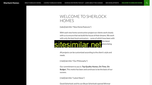 Sherlockhomes similar sites