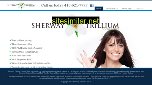 Sherwaytrilliumdental similar sites