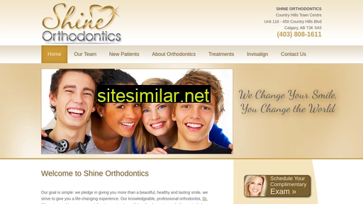 shineorthodontics.ca alternative sites
