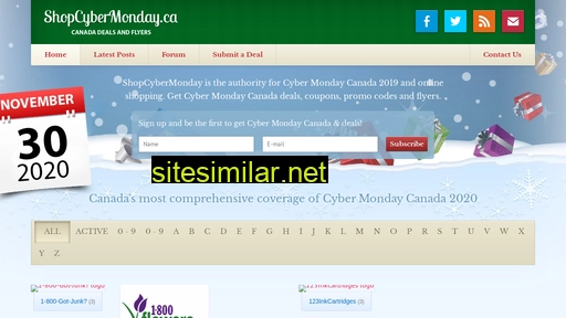 shopcybermonday.ca alternative sites