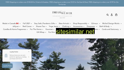 shopdreamweaver.ca alternative sites
