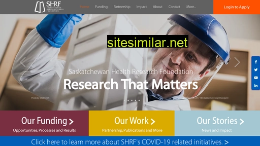 shrf.ca alternative sites