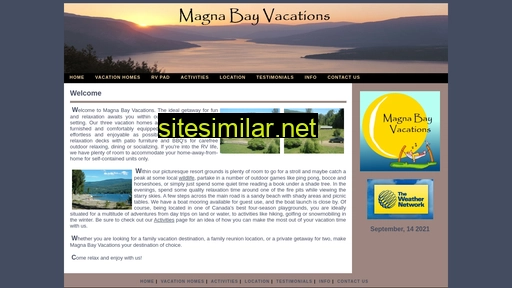 shuswapvacations.ca alternative sites