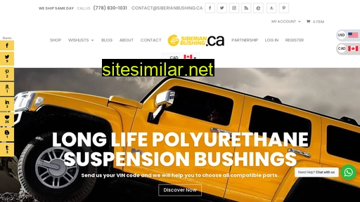 siberianbushing.ca alternative sites