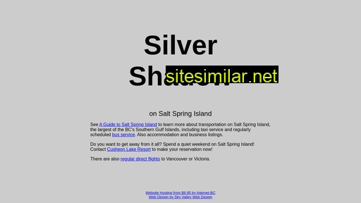 silvershadow.ca alternative sites
