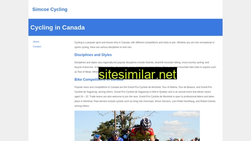 simcoecycling.ca alternative sites
