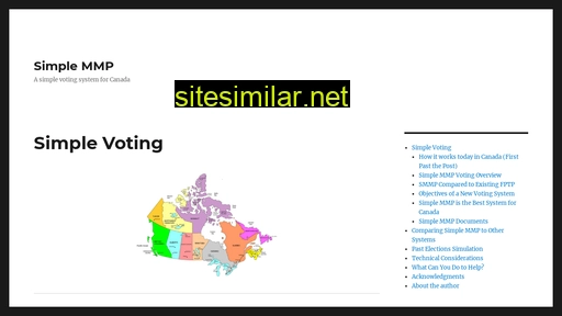 simplevoting.ca alternative sites