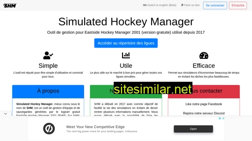Simulatedhockeymanager similar sites