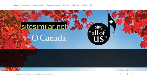 singallofus.ca alternative sites