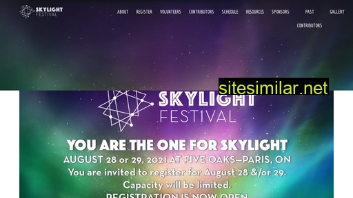 skylightfestival.ca alternative sites
