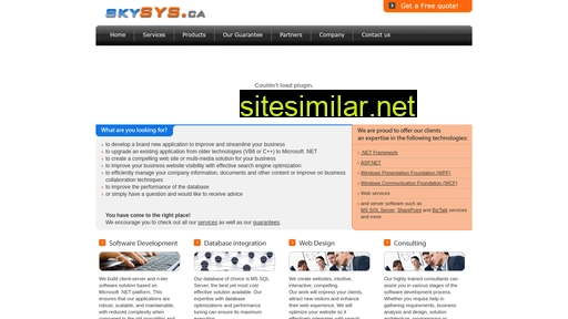 skysys.ca alternative sites