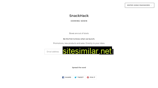 snackhack.ca alternative sites