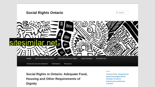 socialrightsontario.ca alternative sites