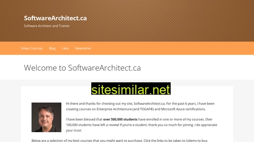 softwarearchitect.ca alternative sites