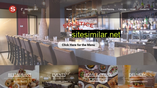 Solsticerestaurant similar sites