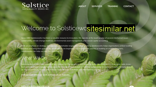 solsticeworks.ca alternative sites