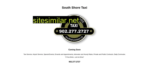 southshoretaxi.ca alternative sites