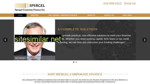 spergelcorporatefinance.ca alternative sites