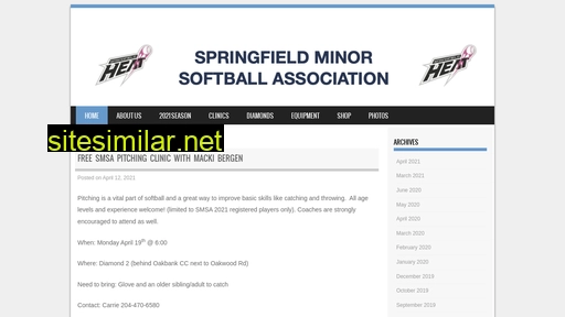 springfieldminorsoftball.ca alternative sites