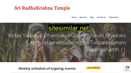Sriradhakrishnatemple similar sites