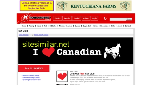 standardbredcanada.ca alternative sites