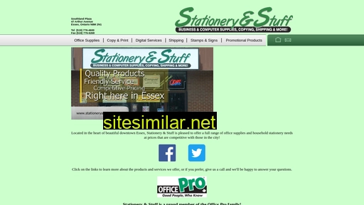 stationeryandstuff.ca alternative sites