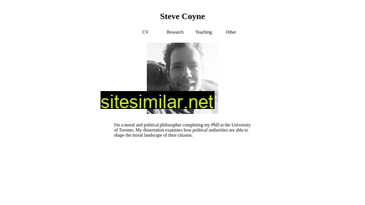 stevecoyne.ca alternative sites