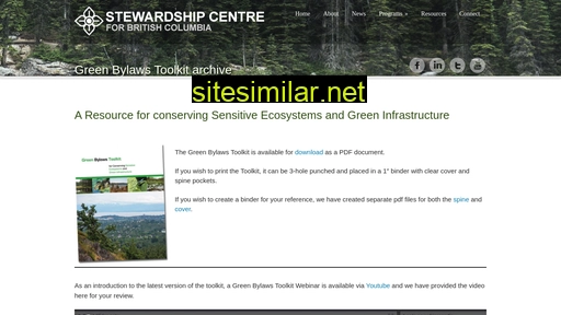 stewardshipcentrebc.ca alternative sites