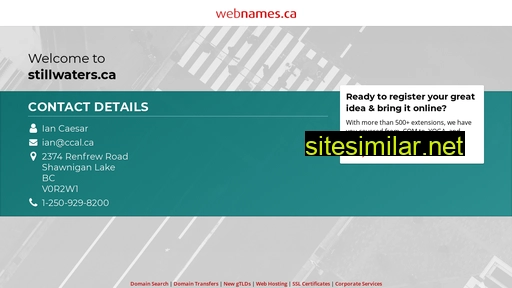 stillwaters.ca alternative sites