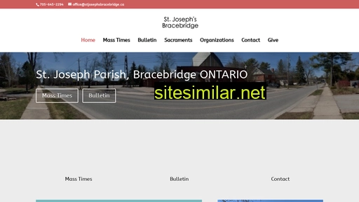 stjosephsbracebridge.ca alternative sites