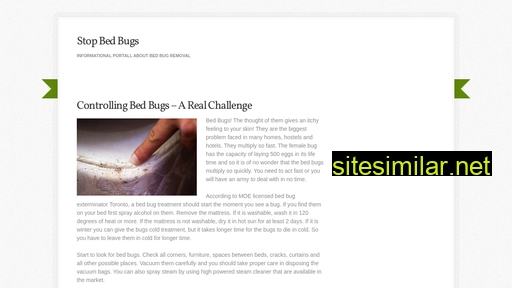 Stopbedbugs similar sites