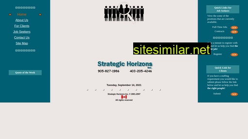 strategichorizons.ca alternative sites