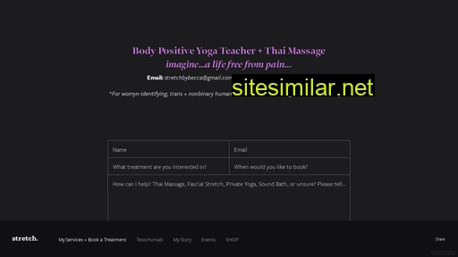 stretchthaimassage.ca alternative sites