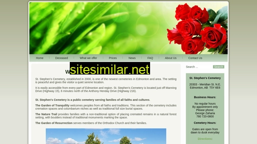 ststephencemetery.ca alternative sites