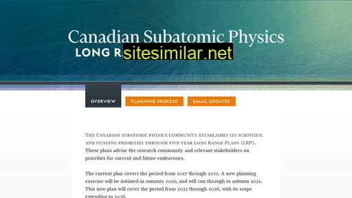 subatomicphysics.ca alternative sites
