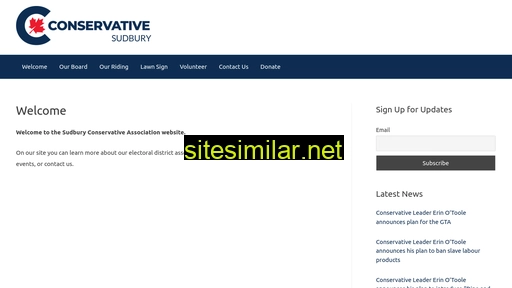sudburyconservative.ca alternative sites