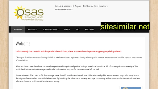 suicideawareness.ca alternative sites