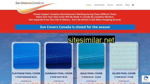 suncoverscanada.ca alternative sites